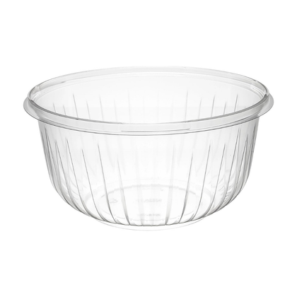 Dart 48oz Clear PET Plastic Round Disposable Bowl