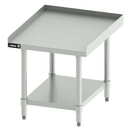ES-2430 to ES-6030, SS Equipment Stand w/ Galv Legs & Shelf, NSF