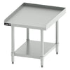 ES-2430 to ES-6030, SS Equipment Stand w/ Galv Legs & Shelf, NSF