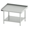 ES-2430 to ES-6030, SS Equipment Stand w/ Galv Legs & Shelf, NSF