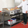 ES-2430 to ES-6030, SS Equipment Stand w/ Galv Legs & Shelf, NSF