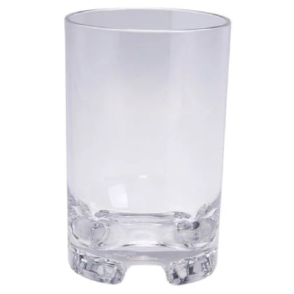 EcoQuality Rocks Tumbler HA-312 is a stylish and durable choice for serving cocktails, spirits, and other beverages. Designed with a 12 oz. capacity, this glass is crafted from high-quality SAN plastic, providing the look of glass with enhanced break resistance, making it ideal for both casual and upscale settings. Its clear construction enhances drink presentation, while its sturdy build ensures long-lasting use.