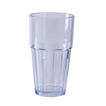 EcoQuality Beverage Tumbler HA-014 is a versatile and durable choice for serving a variety of drinks in both casual and upscale settings. With a 14 oz capacity, it is ideal for soft drinks, cocktails, iced tea, and more. Made from high-quality SAN plastic, this tumbler offers the clarity of glass while being break-resistant, making it perfect for high-traffic environments like restaurants, bars, and outdoor events. 