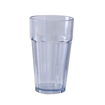 EcoQuality Beverage Tumbler HA-020 is a practical and stylish choice for serving a variety of drinks. With a 20 oz. capacity, it is ideal for water, iced tea, smoothies, and more. Made from high-quality SAN plastic, this tumbler offers the look of glass while providing exceptional durability and break resistance, making it perfect for busy environments. Its clear construction enhances drink presentation, ensuring a refined dining experience.