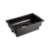 Electric water pan full size in black with even heat distribution. Ideal for buffets and catering. Durable and efficient warming equipment for commercial kitchens and foodservice operations.