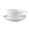 Elegant English cup & saucer set 8oz, perfect for tea, coffee, and lattes. Classic design with a comfortable handle. Microwave & dishwasher safe. Ideal for home, café, or restaurant use.