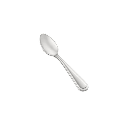 Elite Demitasse Spoon 18/8 Extra Heavyweight, 4 5/8 inch stainless steel, mirror-polished, rust-resistant, small sleek design, case of 25 dozen for cafes, restaurants, and catering services