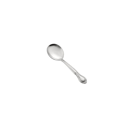 Elizabeth Bouillon Spoon Frost 18/0 heavy weight, 6
