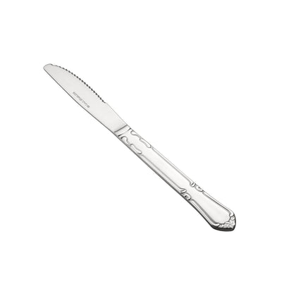Elizabeth Dinner Knife Frost 18/0 heavy weight, 8 5/8