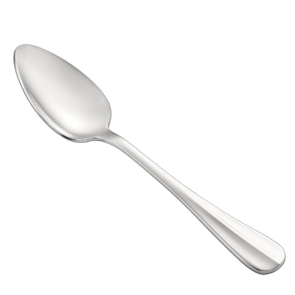 Exquisite Dinner Spoon 18/8 Extra Heavyweight, 7 1/8 inch, stainless steel, mirror-polished, rust-resistant, balanced design, case of 25 dozen for restaurant, catering, and hospitality use