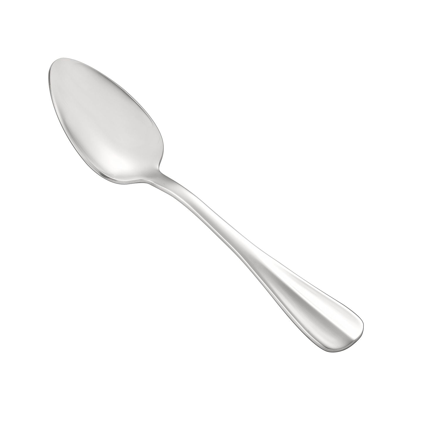 Exquisite Teaspoon 18/8 Extra Heavyweight, 6 inch, mirror-polished, rust-resistant stainless steel, balanced handle, case of 25 dozen for restaurants, banquets, and foodservice use