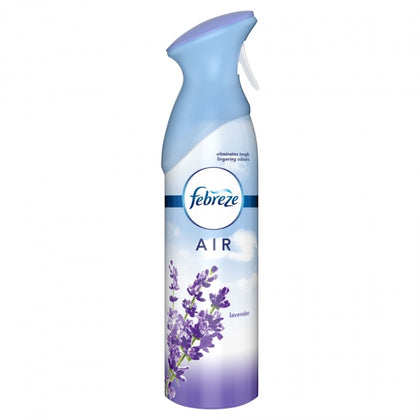 Immerse yourself in the soothing fragrance of the French countryside with Febreze Air Effects in Lavender. Each 9.7 oz spray features OdourClear technology that truly cleans away tough, lingering odors instead of masking them, leaving your space refreshed with light lavender notes and subtle hints of fresh-cut herbs. This 6-pack offers a long-lasting solution to keep your home, office, or any room smelling fresh and inviting. 