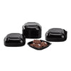 Square Disposable Plastic Salad Bowl For Meal Prep and Takeout