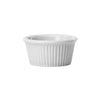 FRR-1 to FRR-8, 1–10 oz, Round, White (Sold by Case) Fluted Porcelain Ramekins