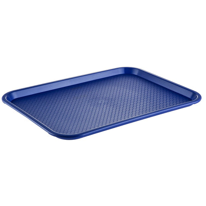 Fast food and cafeteria tray blue 16x12