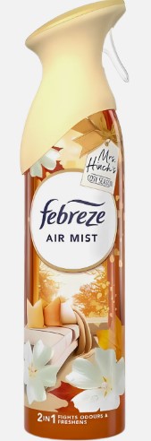 Febreze Air Freshener Cosy Season 185ml spray, case of 8.