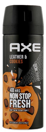 AXE Body Spray, Collision Leather & Cookies Scent, 150ml