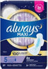 Always Maxi Overnight Pads with Wings, Size 5, Unscented, 27 Count – extra absorbency and full coverage for all-night protection