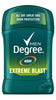 Degree Men Deodorant, Extreme Blast scent, 1.7 oz stick for long-lasting odor protection and freshness.