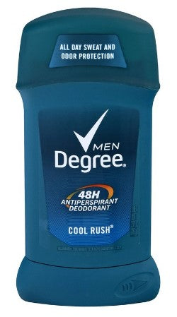 Degree Men Invisible Solid Antiperspirant Deodorant, Cool Rush scent, 2.7 oz stick