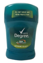 Degree Men Invisible Solid Antiperspirant Deodorant, Extreme Blast, 1.7 oz stick