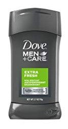 Degree Men+Care Antiperspirant Deodorant, Extra Fresh, 2.7 oz (77 g) stick for 48-hour sweat and odor protection with fresh scent.