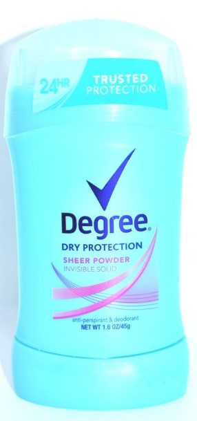 Degree Women Invisible Solid Antiperspirant Deodorant, Sheer Powder scent, 1.6 oz stick
