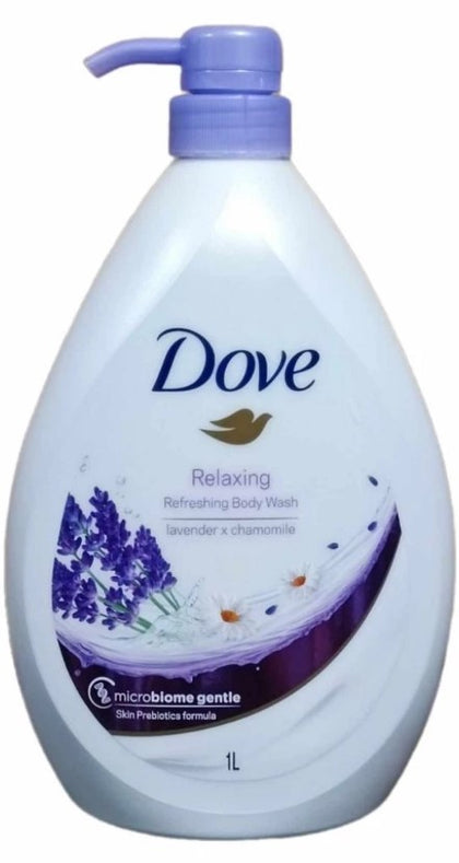 Dove Lavender Body Wash 1L with Pump – gentle moisturizing cleanser
