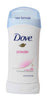 Dove Invisible Solid Antiperspirant Deodorant, Powder, 2.6 oz (74 g) stick for 48-hour sweat and odor protection with soft underarm care.