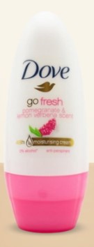Dove Roll-On Antiperspirant Deodorant 40 ml – Pomegranate & Lemon Verbena scent with 48h sweat and odor protection
