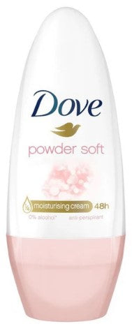 Dove Roll-On Antiperspirant Deodorant Powder Soft 40 ml – 48h sweat and odor protection with a soft powdery scent