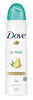 Dove Body Spray Antiperspirant Deodorant Pear & Aloe 150 ml – 48h sweat & odor protection with fresh pear and soothing aloe scent