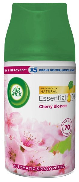 Air Wick Ultra Refill for Automatic Spray Machine, Cherry Blossom Scent, 250ml