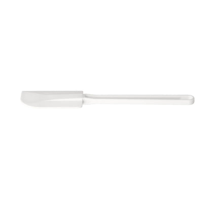 10-inch flat rubber blade scraper with flexible edge, ergonomic handle, nonstick-safe and dishwasher safe; ideal for food prep, baking, and commercial kitchen use; packed 360 each per case.