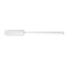 14-inch flat rubber blade scraper with flexible wide blade, ergonomic handle, nonstick-safe, and dishwasher safe; perfect for commercial kitchens and bakeries; packed 288 each per case.