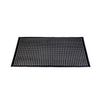 Floor Mat Rubber Beveled Edge Black 5x3' with non-slip surface and anti-fatigue design. Durable mat for kitchens, industrial zones, and workstations. Packed 1 each per case for safety and comfort.