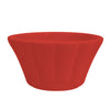 Floral 2oz Red Ramekin 2 1/2
