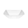 Fluted Square 34oz Bowl – Stylish serveware in clear and pearl finishes. BPA-free, durable, reusable, or disposable. Perfect for large servings at parties, catering, or family gatherings.