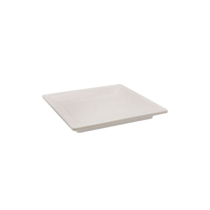French Square Plate White 5-1/4