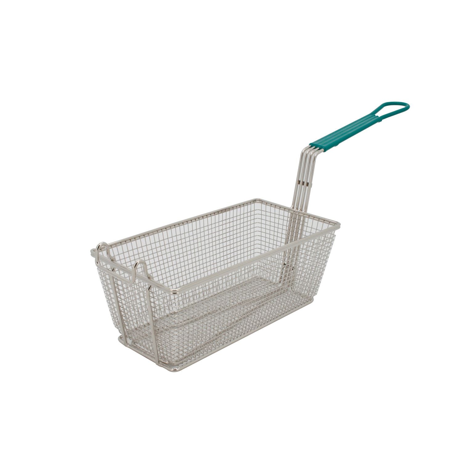 Nickel-plated fry basket 13x6-3/4x5-1/8