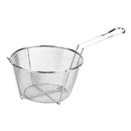Heavy-duty fry basket with 1/8