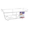 Full size wire chafing stand, perfect for holding chafing dishes at buffets, events, and catering services. Durable, lightweight, and stable design, ideal for weddings, parties, and large gatherings.