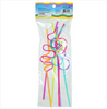 Reusable fun straws with vibrant neon tints in pink, green, orange, and yellow. Perfect for parties and everyday drinks. Durable, eco-friendly, and easy to clean for fun, colorful vibes in every sip.