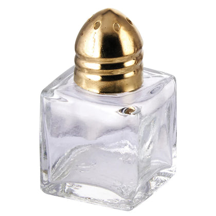 G-100 and G-101 Stainless Steel and Brass 1/2oz Square Shaker