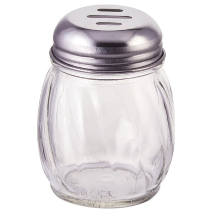 G-107 and G-108 6oz Perforated and Slotted Tops Cheese Shakers