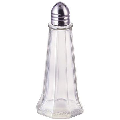 G-110 and G-111 1oz Stainless Steel and Brass Top Tower Shaker