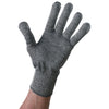 GCRA-L to XL ANSI Lvl A5 Antimicrobial Gray Cut Resistant Gloves