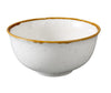 Yanco Bowl GL-306 offers a modern take on a classic design. Made from durable porcelain, it features a speckled white glaze accented by a subtle colored rim. Its versatile size makes it ideal for rice, small salads, or sides, adding both charm and practicality to any dining experience.