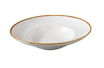 Yanco Pasta Bowl GL-412 brings a refined charm to the table with its elegant round form and wide, shallow profile—ideal for highlighting plated presentations. Crafted from modern porcelain, this bowl features a delicate speckled surface framed by a subtle colored rim, embodying the collection’s contemporary twist on classic design. Whether serving hearty pasta dishes or vibrant salads, it adds a polished yet inviting feel to both casual and upscale settings.