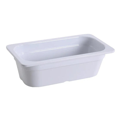 Pan GN-513 6/Pcs is an affordable and reliable addition to your tableware collection. These pans are made from high-quality melamine material, that makes its dinnerware look like ceramics. These GN collection pans are commonly used for preparing and serving big portions of a variety of dishes like lasagna, cheese or egg dishes, macaroni and cheese, and other food. These pans would be perfect for your fine-dining restaurant, catered events, outdoor dining area or even hotels.